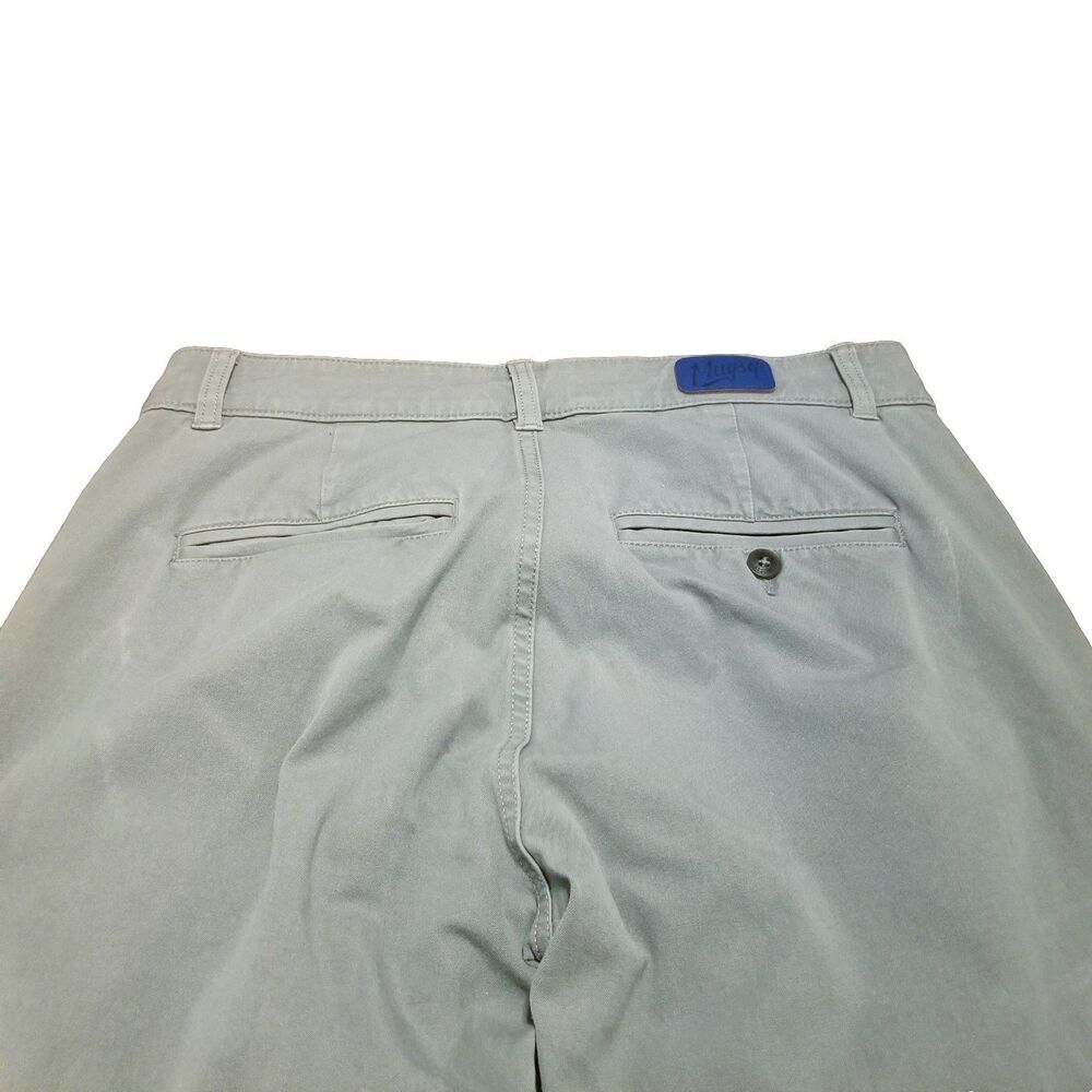 Mugsy Damens Men's Size 30x32 Light Gray Pants Stretch Chino K6PNDA (31x33) - Picture 4 of 6